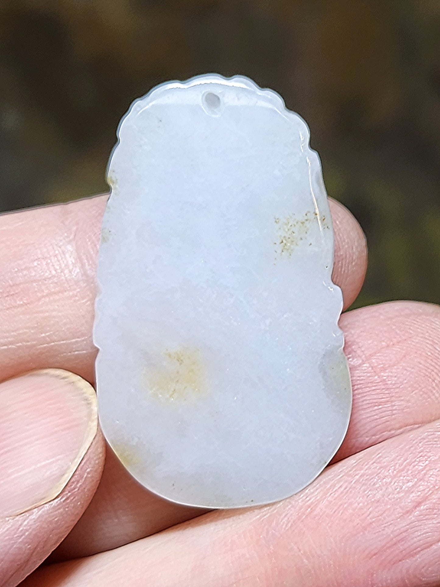 Type A Jadeite Chinese Zodiac Ox pendant (free necklace cord) 翡翠生肖牛吊坠(送項链绳)