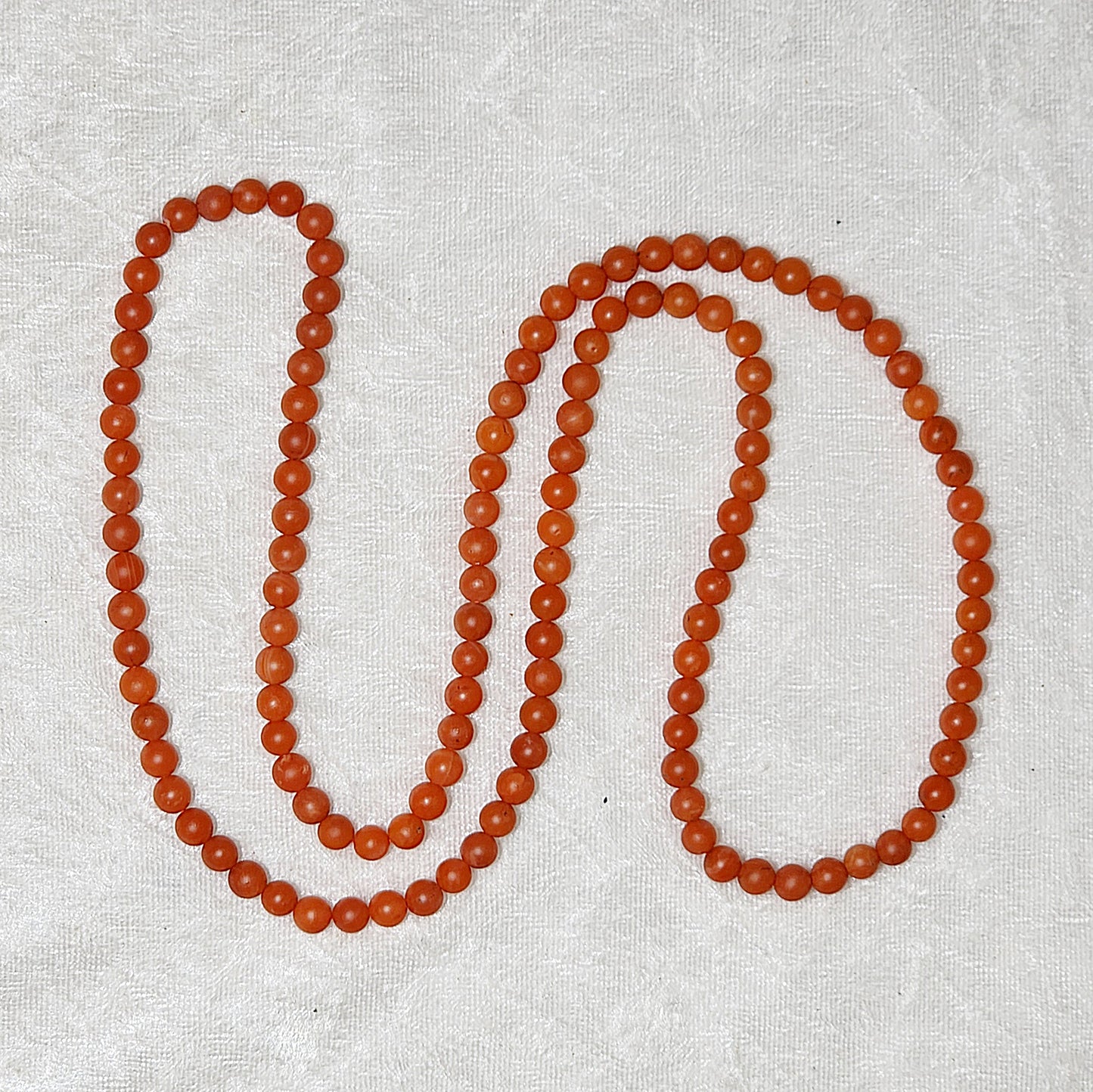5.7mm Premium natural Baoshan Nan Hong necklace / multi loops bracelet 优质天然保山南红項链多圈手链