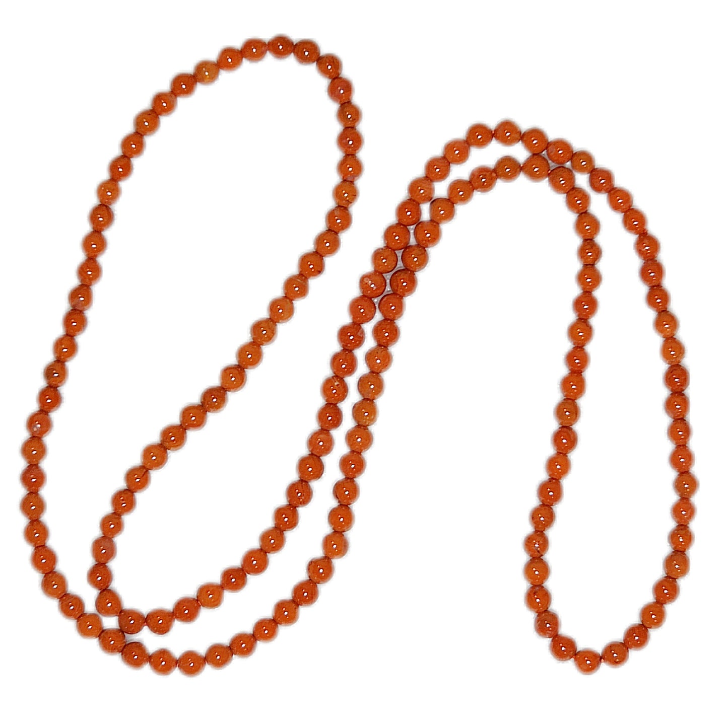 4.8mm Premium natural Waxi Nan Hong necklace / multi loops bracelet 优质天然瓦西南红項链多圈手链
