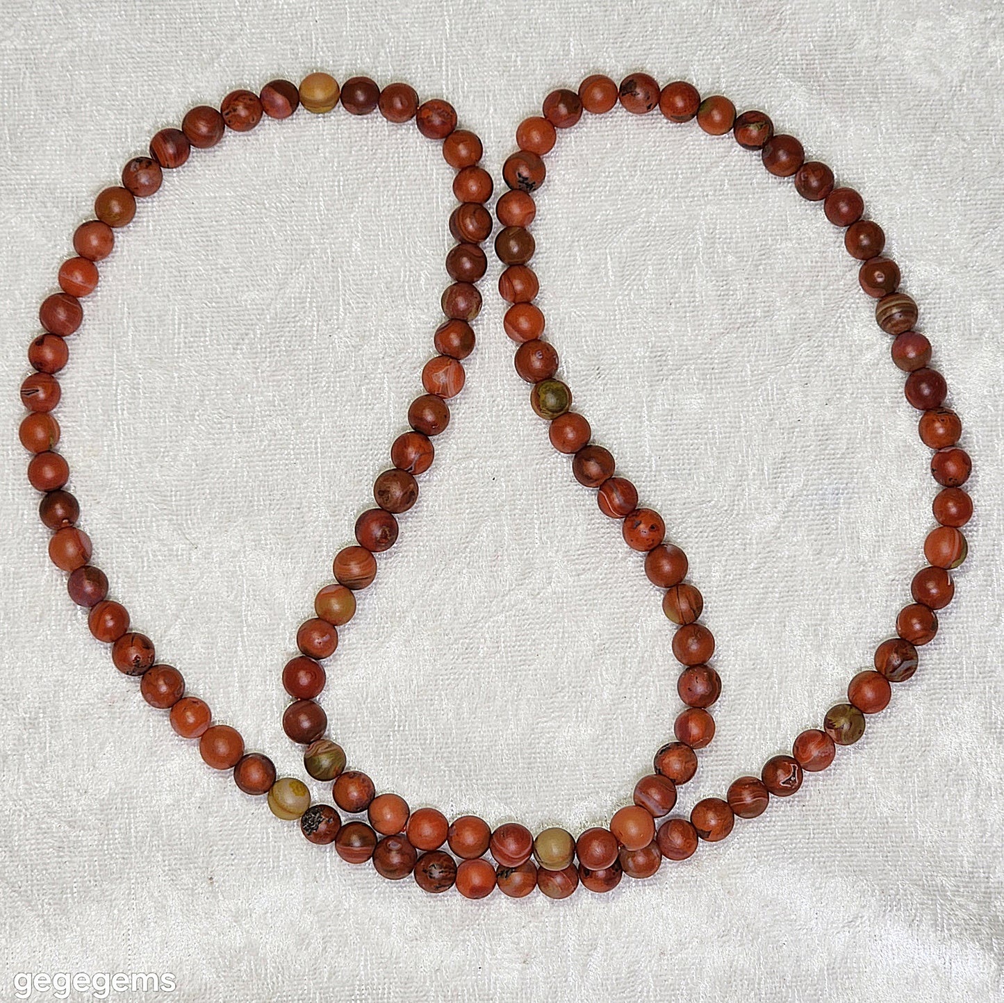 6.7mm Sichuan Waxi Nan Hong patinaed 108 mala necklace multiple loops bracelet 瓦西南红包浆料108念珠項链多圈手链