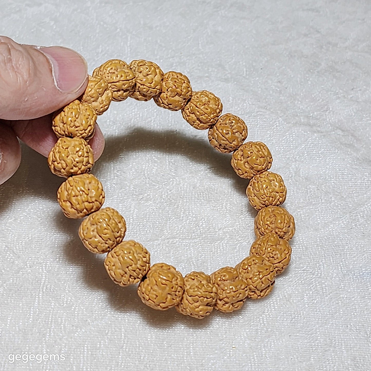 12mm+ Premium 5 Mukhi (Faces) Plum Blossom "5 Claws Dragon" Rudraksha bracelet 精品五瓣花王五爪金龙小金刚菩提子手链