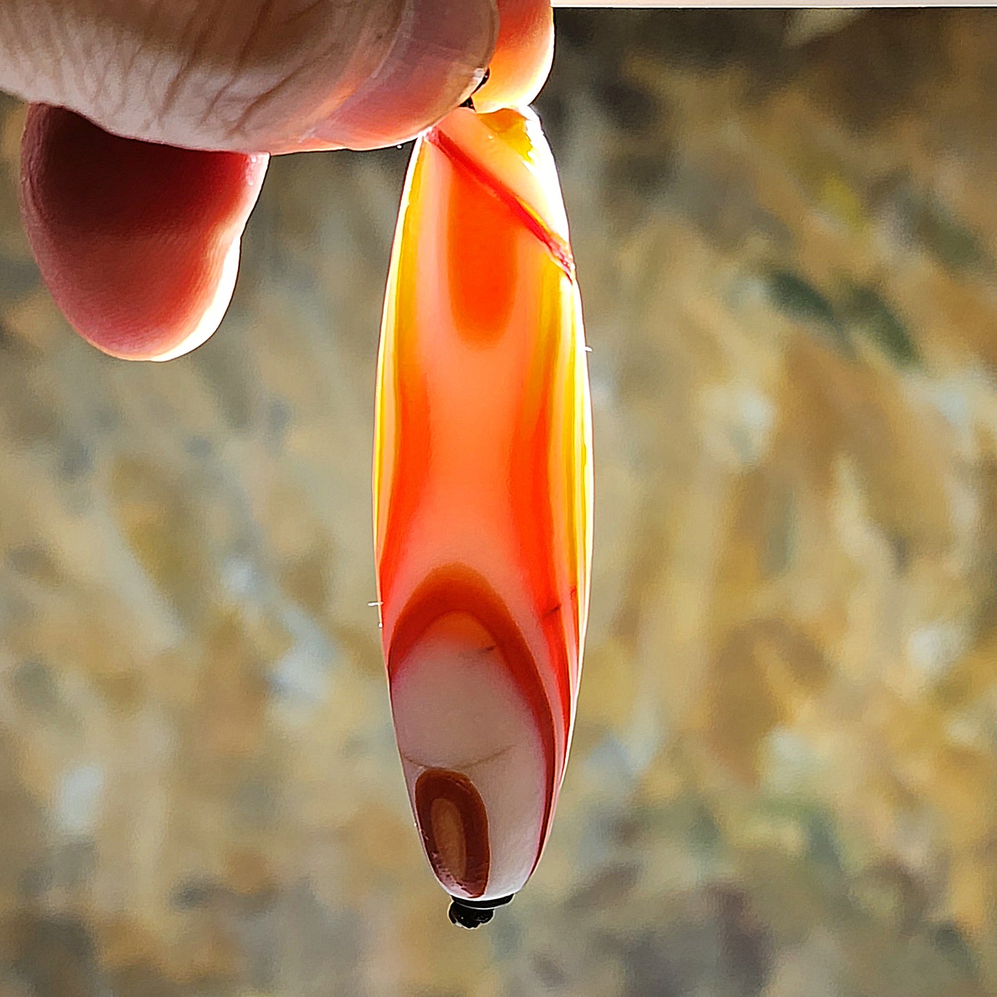 6.3cm Premium Tibetan Sardonyx Natural Eyes 3 Eyes "Number 8" Dzi pendant 藏传天然缠丝玛瑙红纹天眼三眼"8字" 天珠吊坠