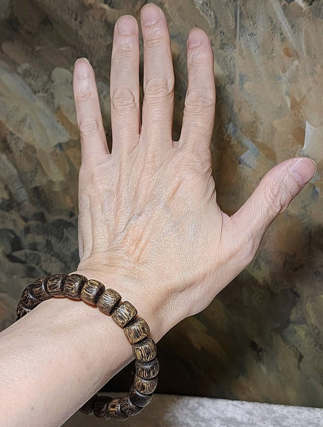 11.5mm South East Asian Agarwood traditional old style bead bracelet (with certificate) 11.5毫米星洲系沉香老型珠手链(带证书)