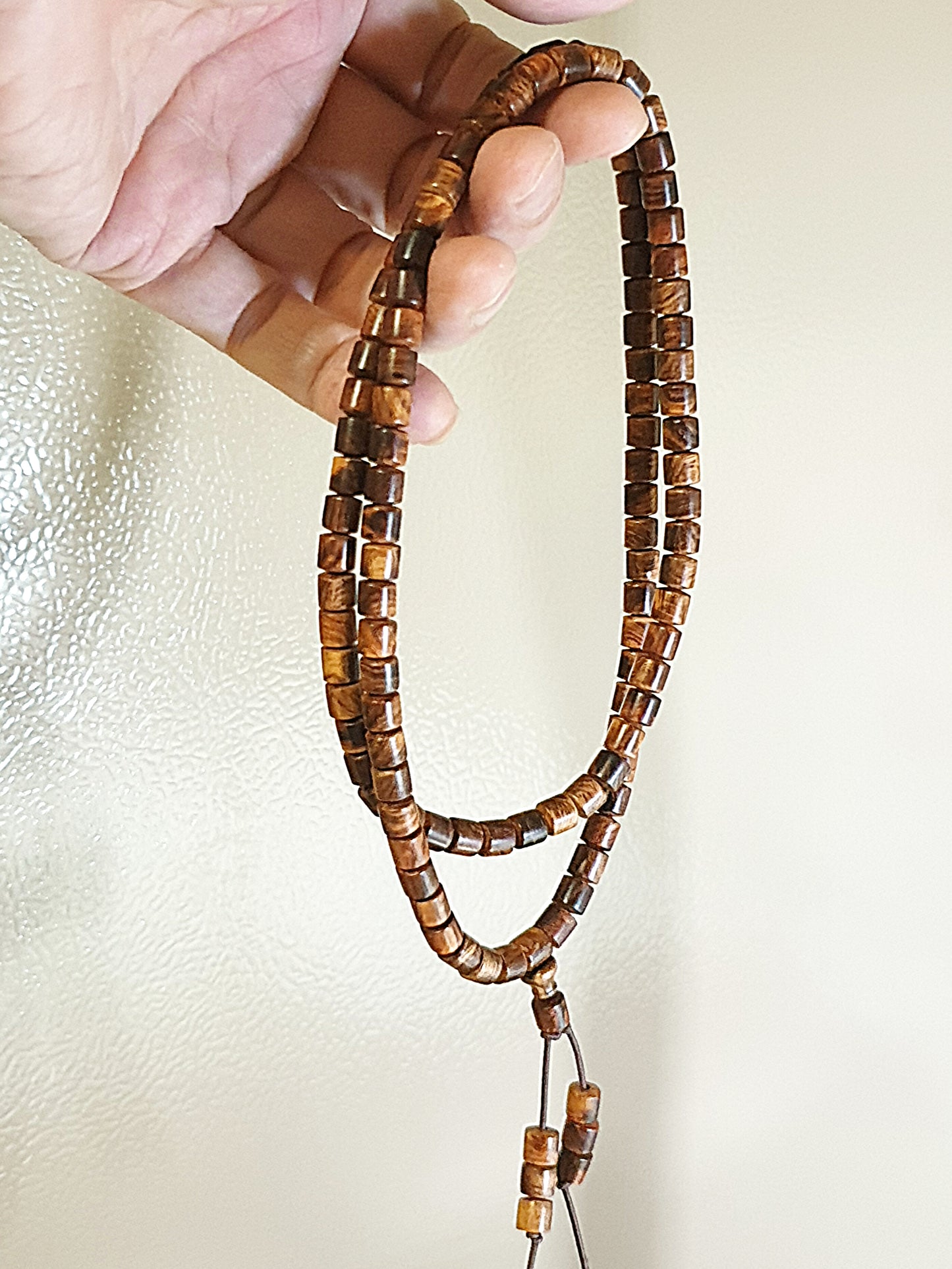 6.2mm Premium Hainan Chinese Fragrant Rosewood (Dalbergia odorifera) high natural oil content 108 mala/necklace/handheld 6.2毫米海南黄花梨(降香黄檀)紫油梨108念珠/项链/手持