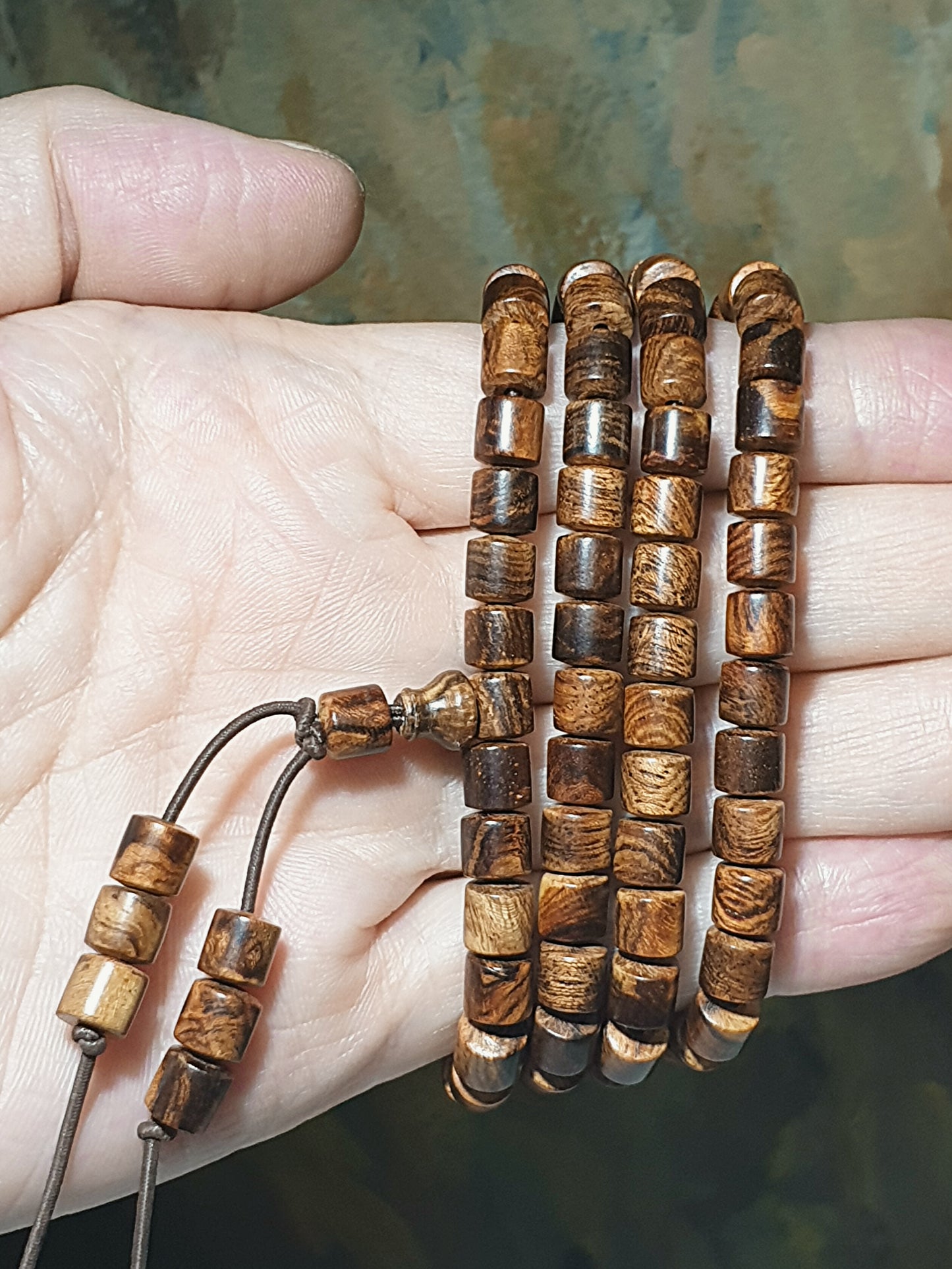 6.2mm Premium Hainan Chinese Fragrant Rosewood (Dalbergia odorifera) high natural oil content 108 mala/necklace/handheld 6.2毫米海南黄花梨(降香黄檀)紫油梨108念珠/项链/手持