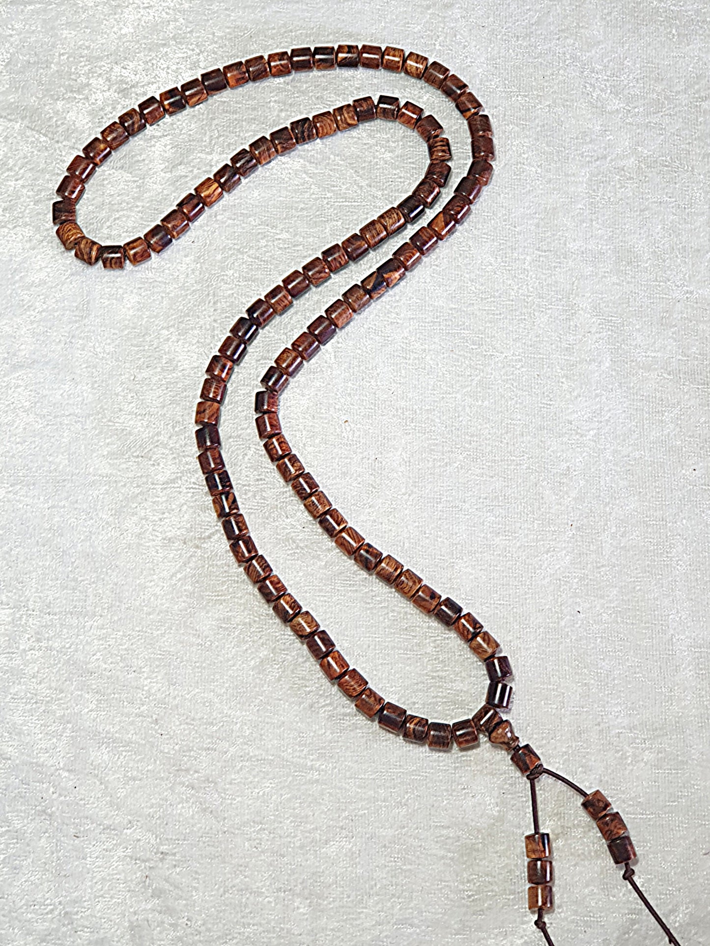 6.2mm Premium Hainan Chinese Fragrant Rosewood (Dalbergia odorifera) high natural oil content 108 mala/necklace/handheld 6.2毫米海南黄花梨(降香黄檀)紫油梨108念珠/项链/手持