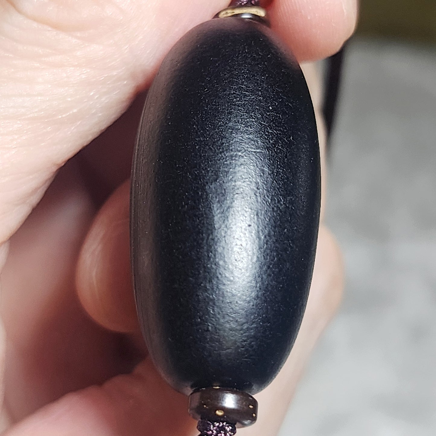 36.3mm Tibetan Sardonyx Natural Eye 1 Eye Buddha Eye Da Luo Dzi pendant [Natural Crystal] 藏传天然缠丝玛瑙天眼一眼佛眼达洛天珠吊坠