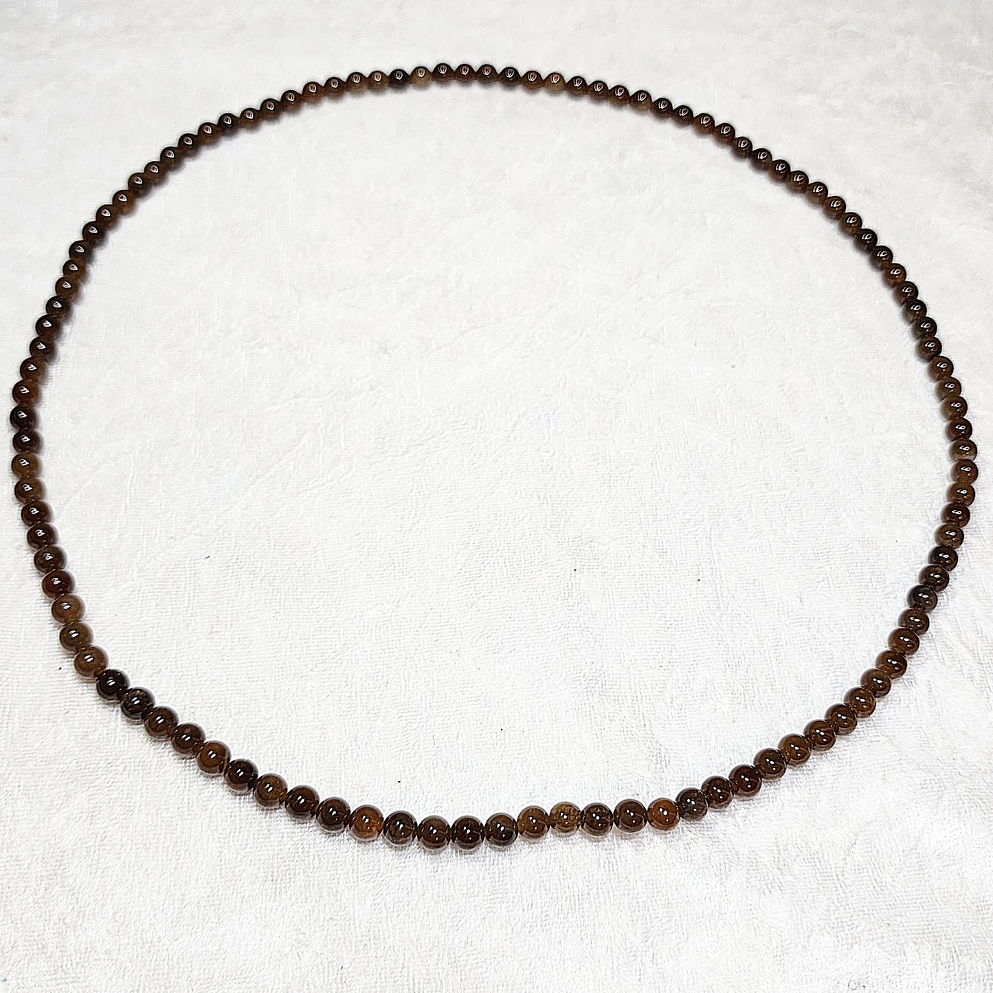 Gegegems Collection 6.3mm Premium Nephrite deep caramel brown 108 necklace multi loops bracelet 精品和田玉且末老褐糖108项链绕手三、四圈手链