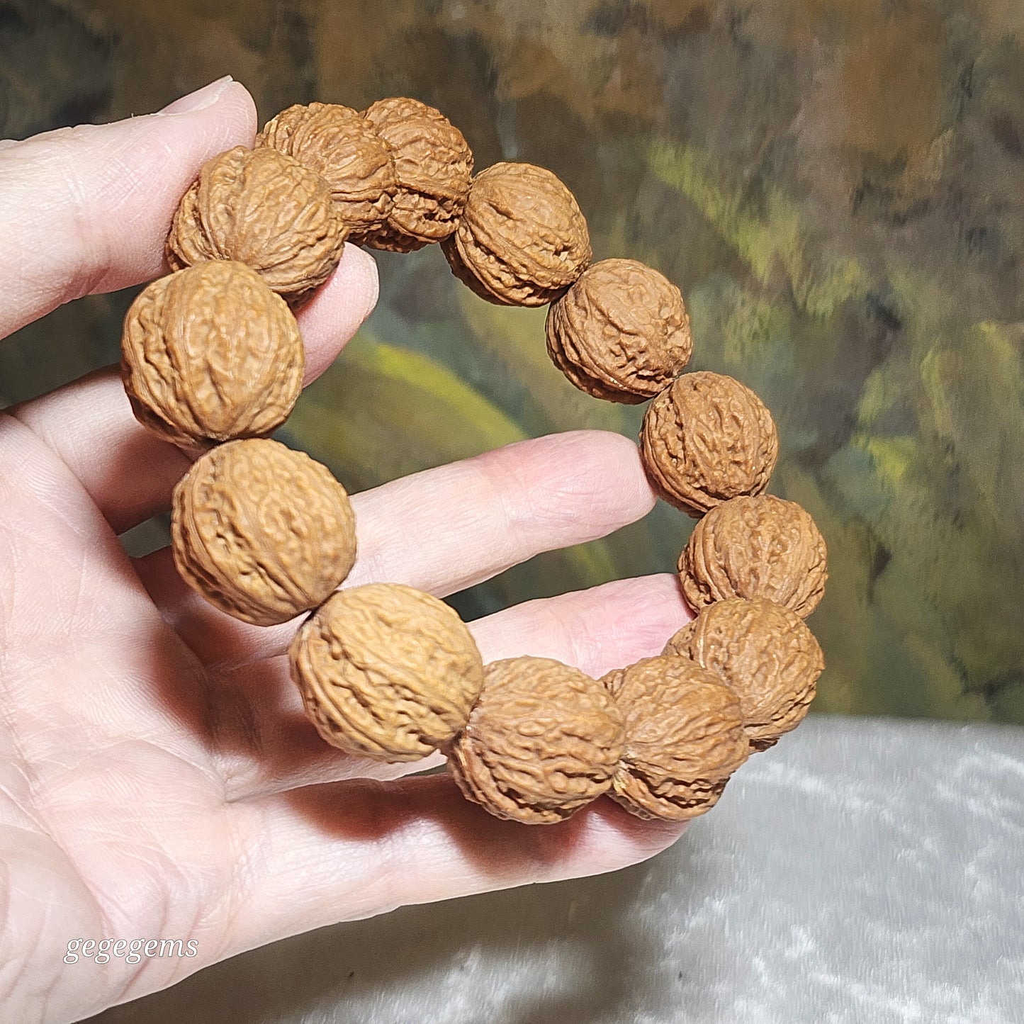 20mm Premium Mentougou reddish starry 8 ridges Walnut bracelet 北京门头沟红皮滿天星秋子八棱手链手持