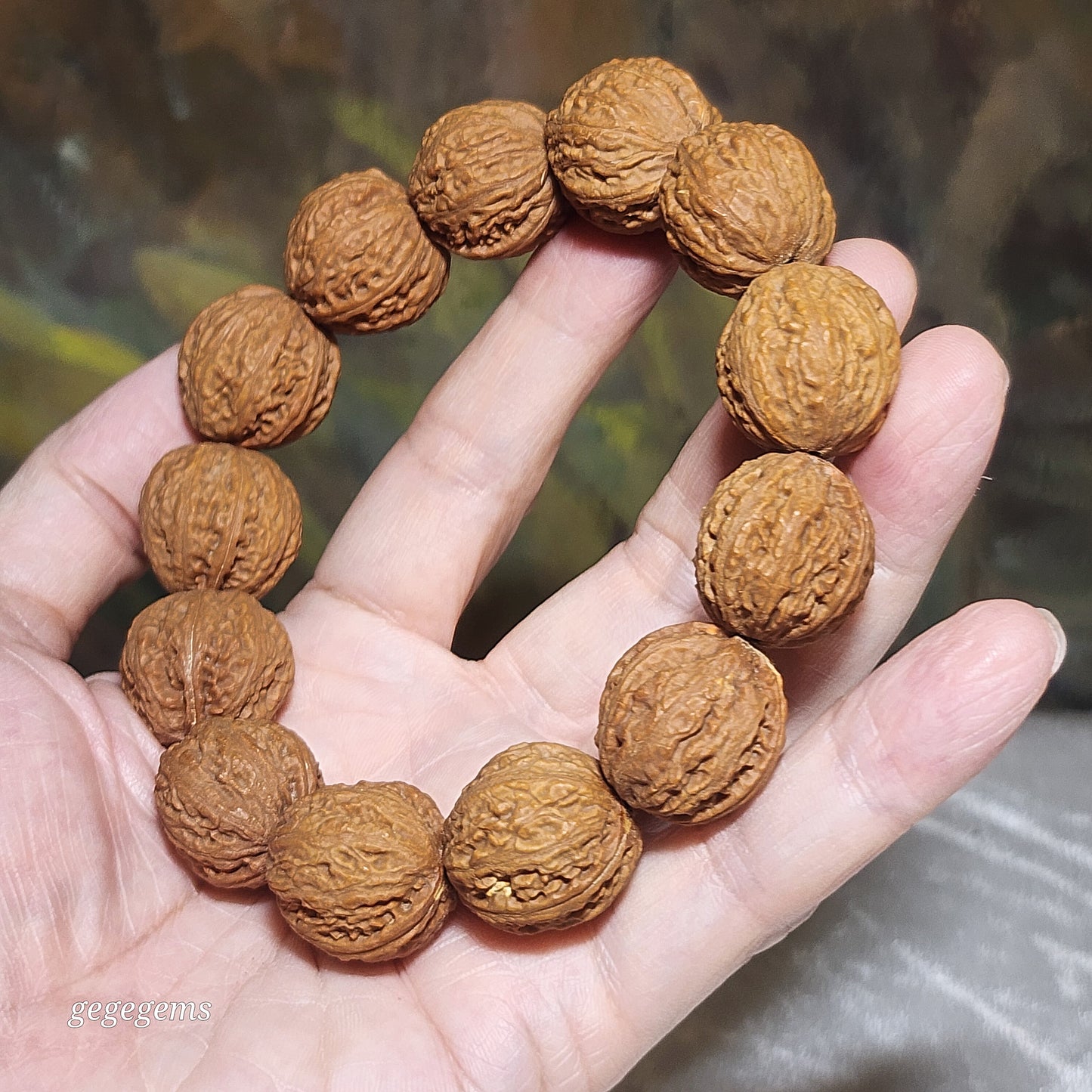 20mm Premium Mentougou reddish starry 8 ridges Walnut bracelet 北京门头沟红皮滿天星秋子八棱手链手持