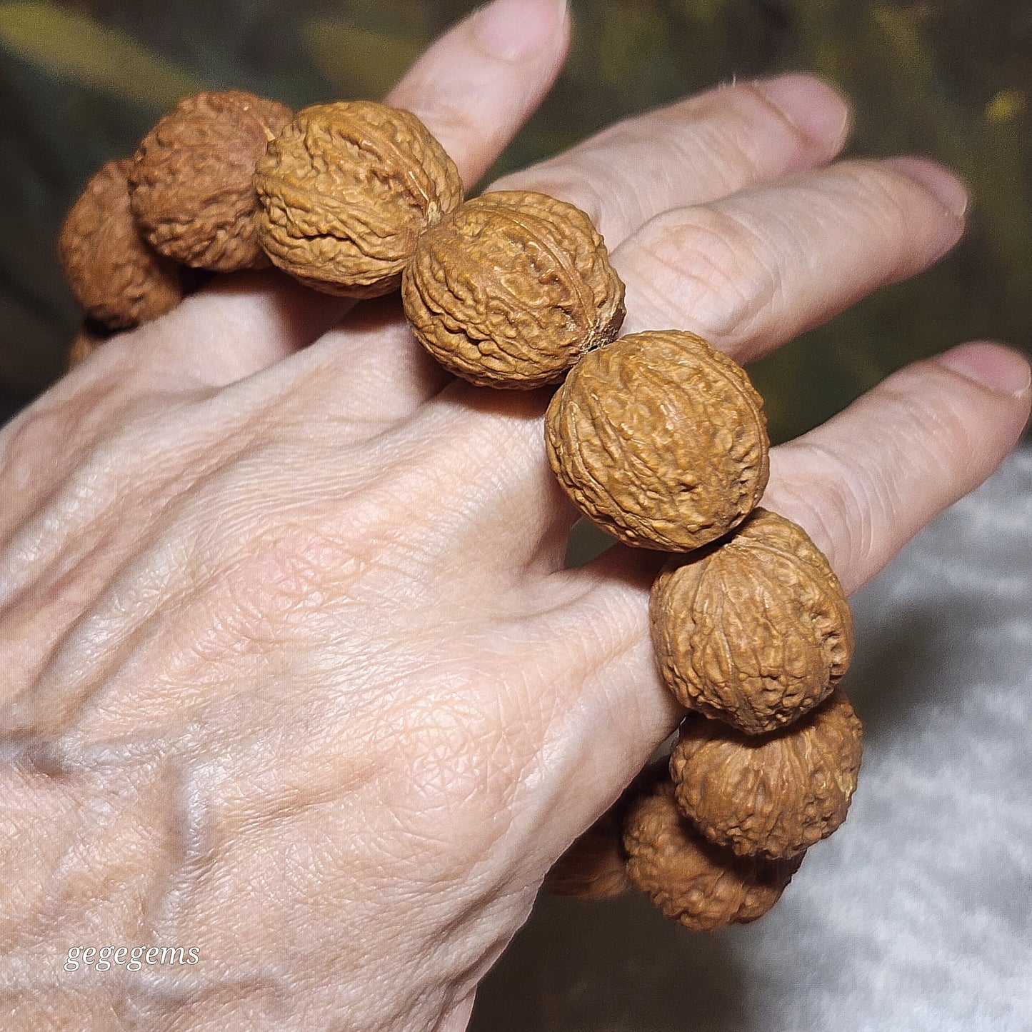 20mm Premium Mentougou reddish starry 8 ridges Walnut bracelet 北京门头沟红皮滿天星秋子八棱手链手持