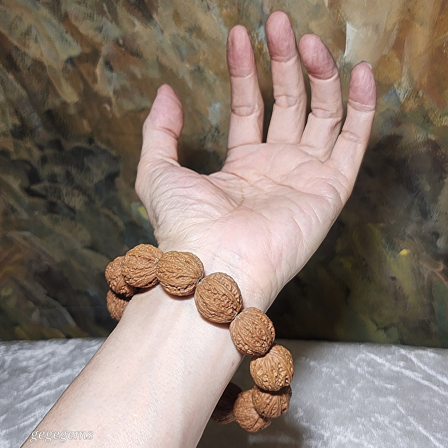 20mm Premium Mentougou reddish starry 8 ridges Walnut bracelet 北京门头沟红皮滿天星秋子八棱手链手持