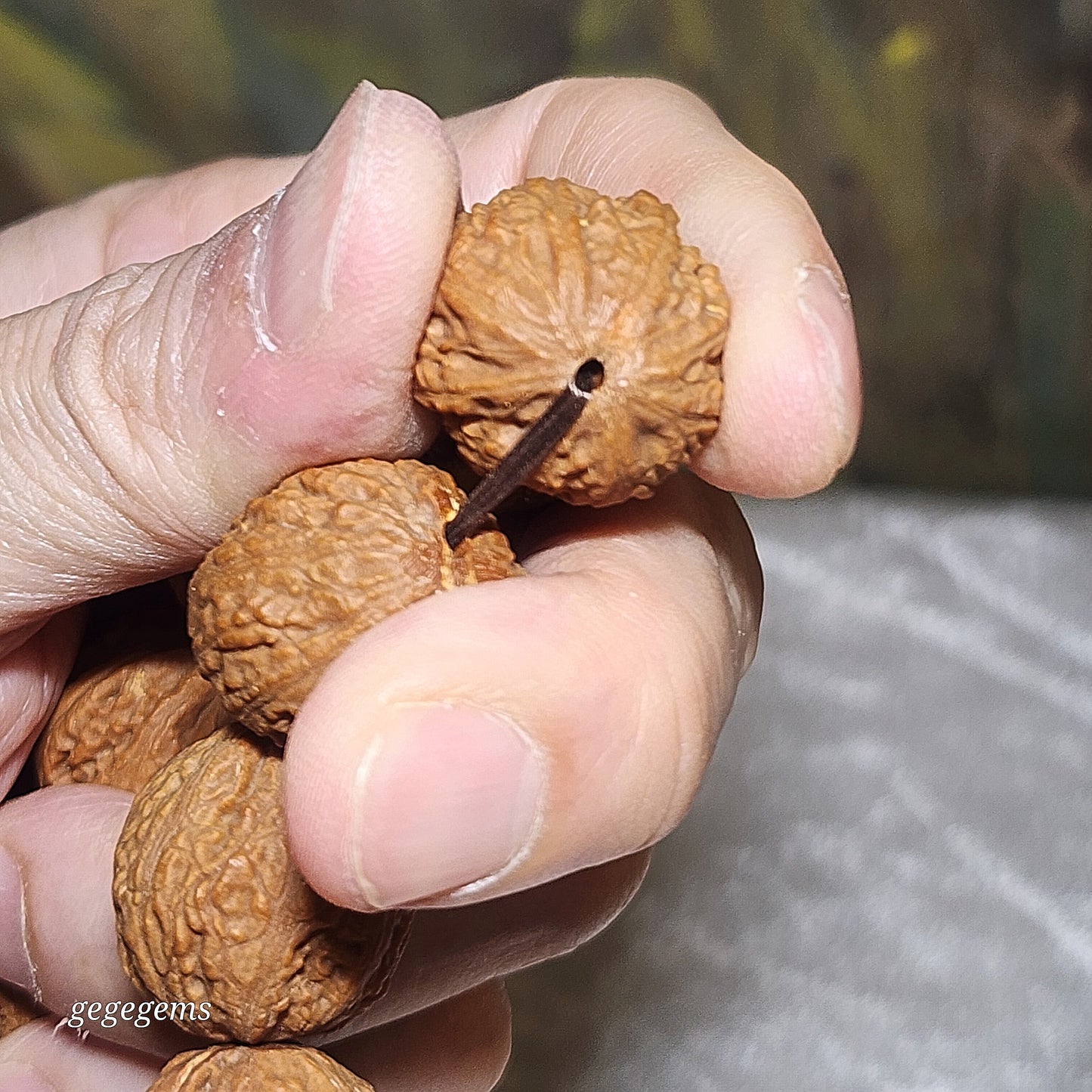 20mm Premium Mentougou reddish starry 8 ridges Walnut bracelet 北京门头沟红皮滿天星秋子八棱手链手持