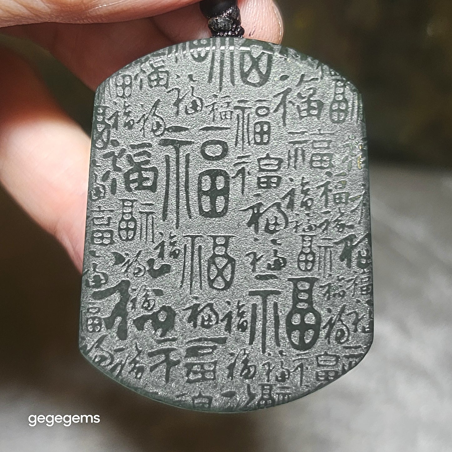 Premium Nephrite light blue green caramel brown Guan Gong (Guan Yu) Pi Xiu Good Luck pendant (with certificate) 优质和田玉且末糖浅绿蓝调关公(关羽)貔貅多福吊坠(带证书)