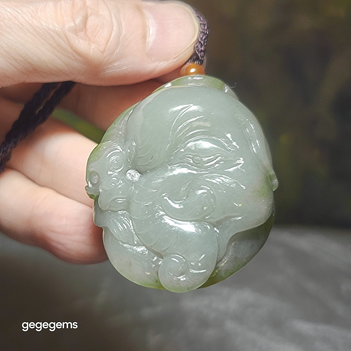 Premium Nephrite caramel brown light green good greasiness Elephant Monkey Bat Jade pendant (with certificate) 优质和田玉且末糖青白油润大象猴子蝙蝠吊坠(带证书)