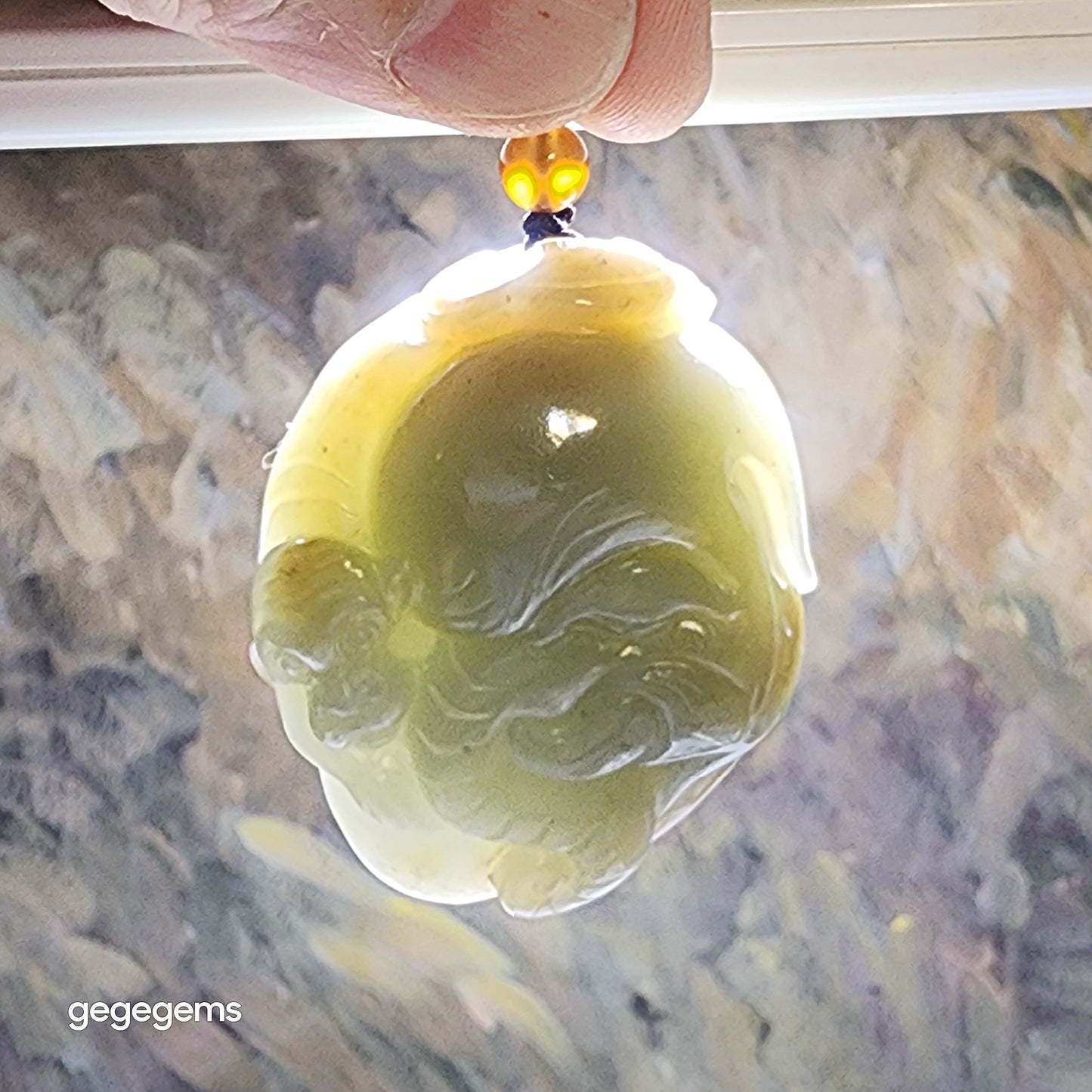 Premium Nephrite caramel brown light green good greasiness Elephant Monkey Bat Jade pendant (with certificate) 优质和田玉且末糖青白油润大象猴子蝙蝠吊坠(带证书)
