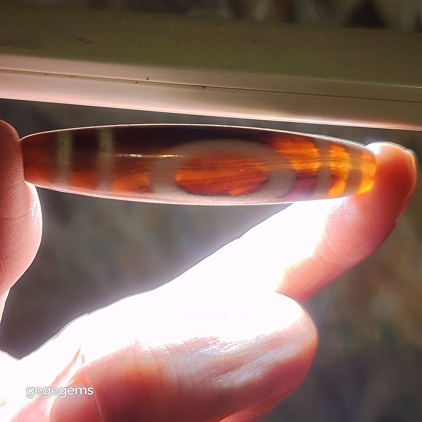 59.1mm Aged Tibetan Agate Heaven & Earth totem natural wavy water lines Dzi pendant (free necklace cord) [Natural Crystal] 西藏老矿玛瑙天地图腾带天然水纹天珠(送项链绳)