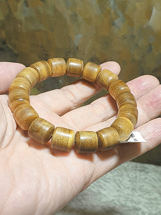 12.5mm Kalimantan Agarwood bracelet (with certificate) 12.5毫米加里曼丹沉香手链(带证书)