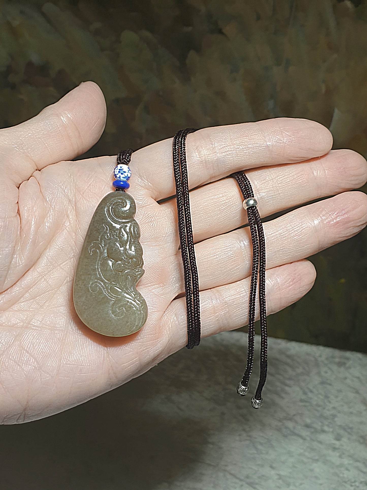 Premium natural caramel brown Nephrite Ancient Pi Xiu pendant (with certificate) [Natural Crystal] 优质和田玉全糖古兽貔貅吊坠(带证书)