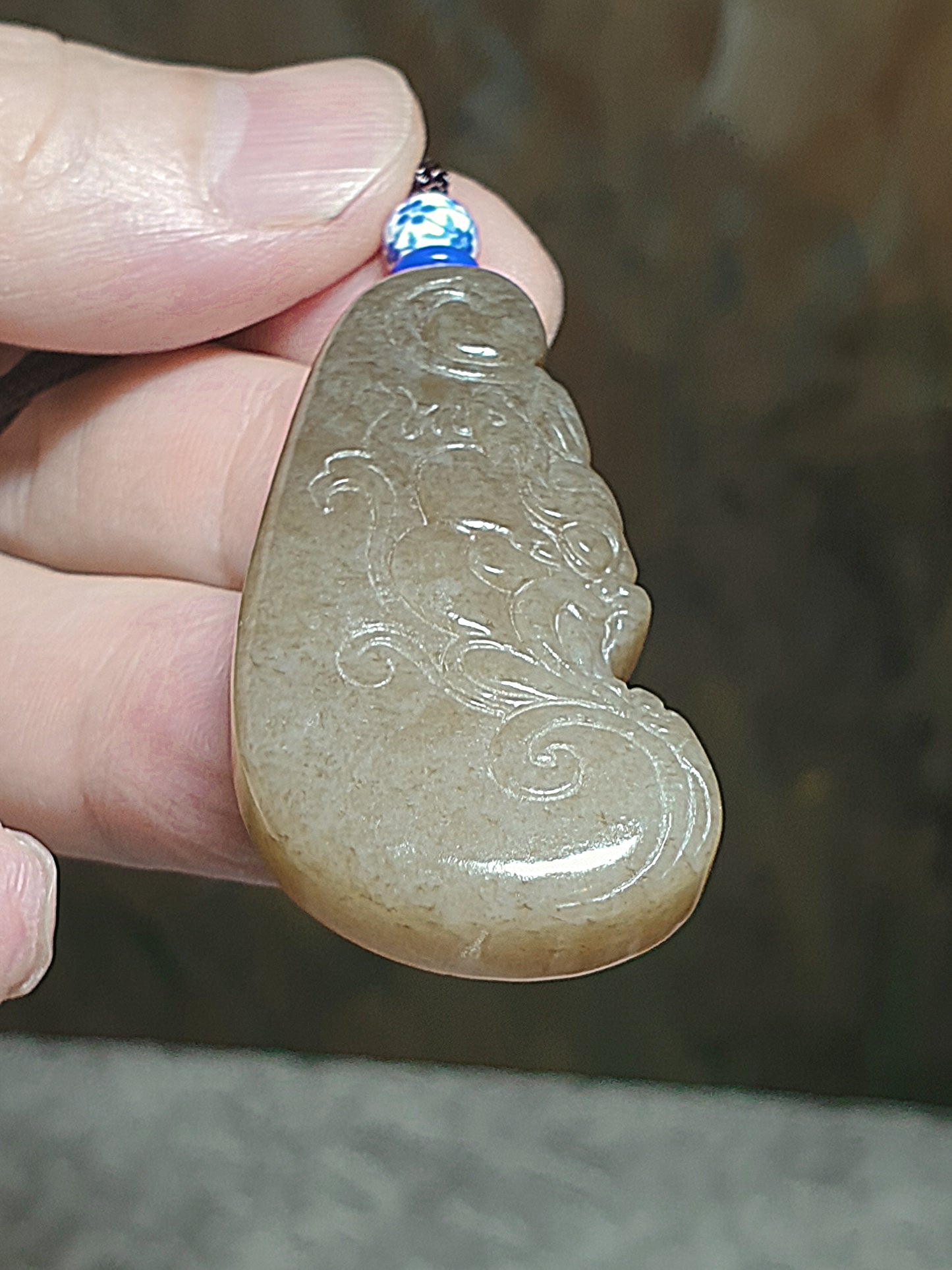 Premium natural caramel brown Nephrite Ancient Pi Xiu pendant (with certificate) [Natural Crystal] 优质和田玉全糖古兽貔貅吊坠(带证书)