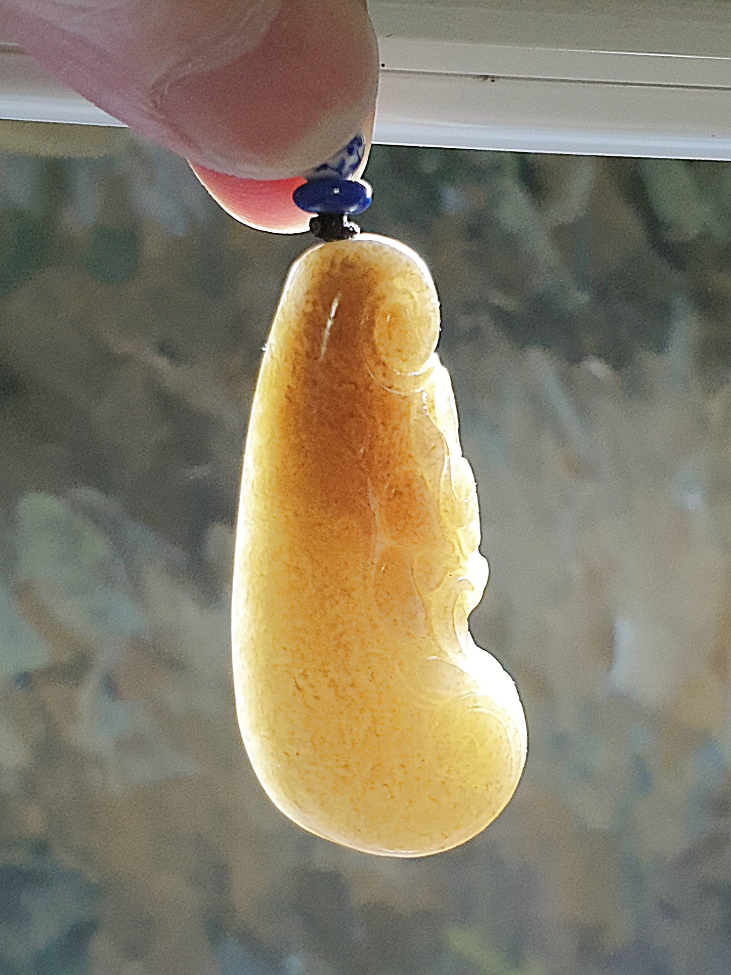 Premium natural caramel brown Nephrite Ancient Pi Xiu pendant (with certificate) [Natural Crystal] 优质和田玉全糖古兽貔貅吊坠(带证书)