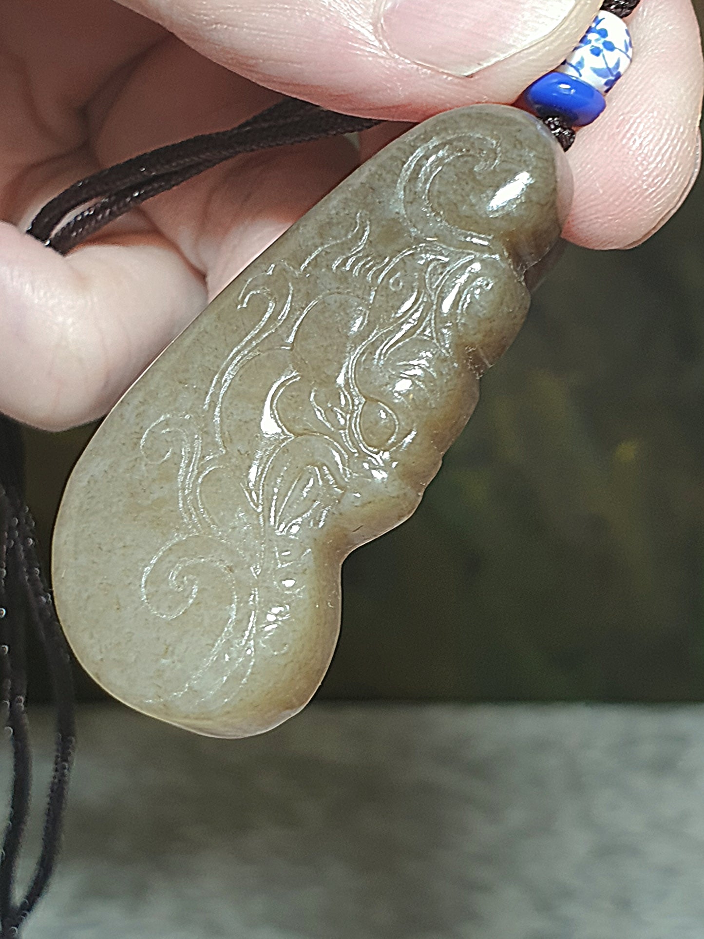 Premium natural caramel brown Nephrite Ancient Pi Xiu pendant (with certificate) [Natural Crystal] 优质和田玉全糖古兽貔貅吊坠(带证书)